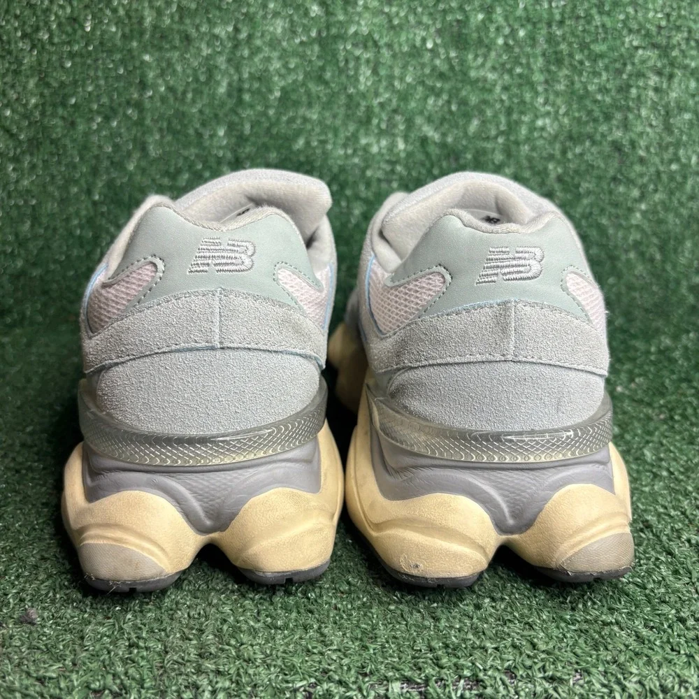 New Balance 9060 Suede Mesh Chunky Lifestyle Sneaker Granite Womens 9.5 Mens 8